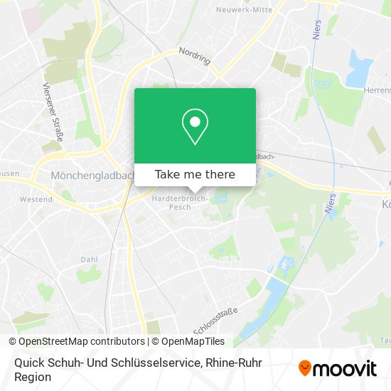 Quick Schuh- Und Schlüsselservice map