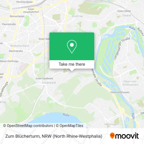 Карта Zum Blücherturm