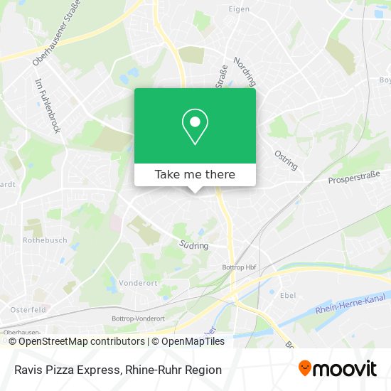 Ravis Pizza Express map