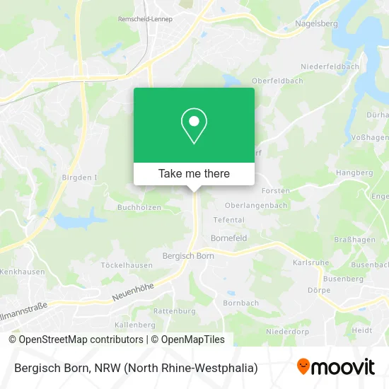 Карта Bergisch Born