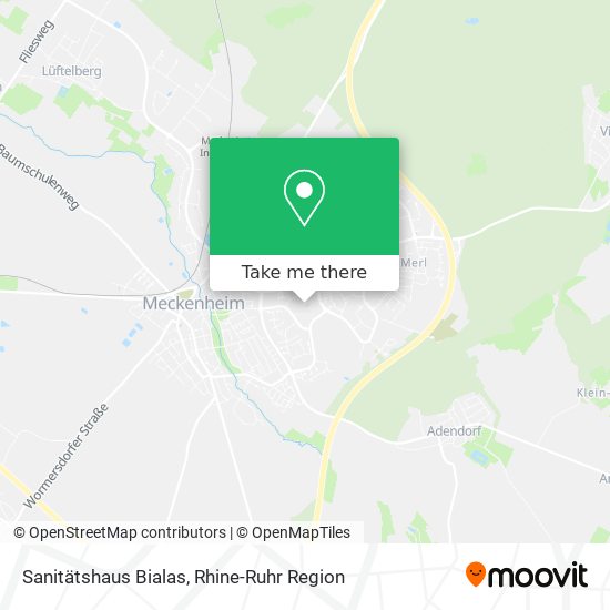 Sanitätshaus Bialas map