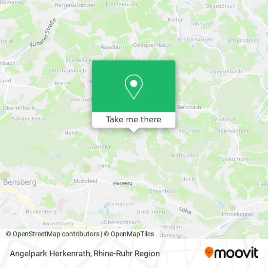 Карта Angelpark Herkenrath