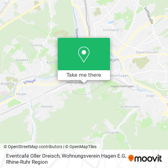 Eventcafé Oller Dreisch, Wohnungsverein Hagen E.G map