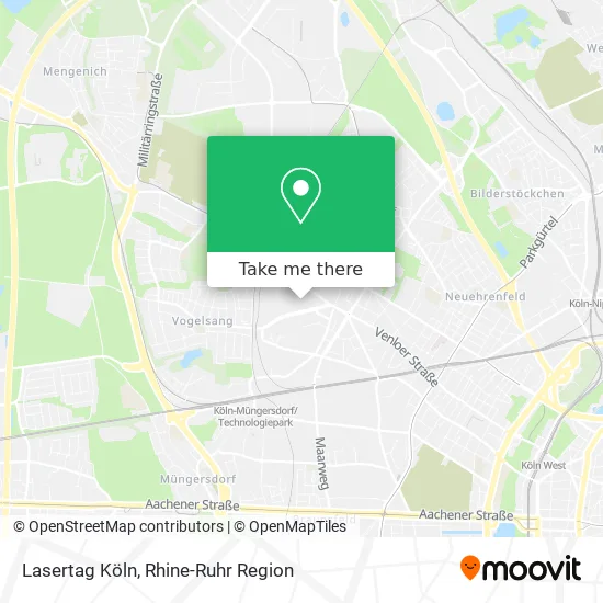 Карта Lasertag Köln