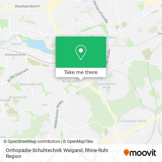 Orthopädie-Schuhtechnik Weigand map