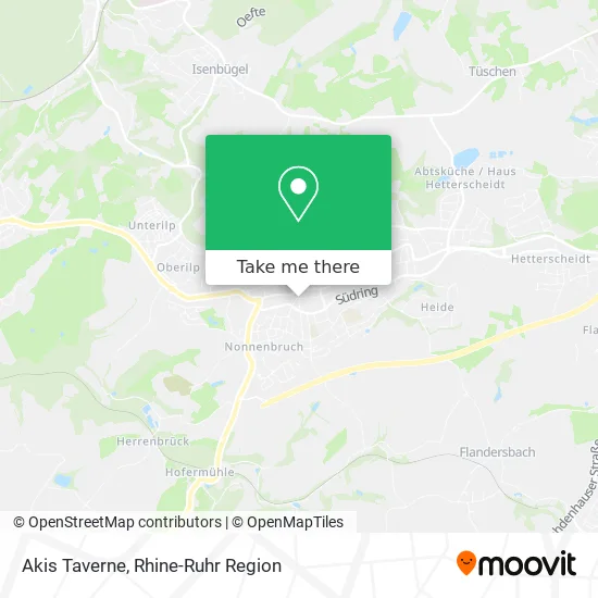 Карта Akis Taverne