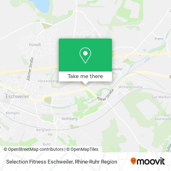 Selection Fitness Eschweiler map
