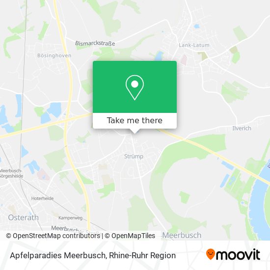 Apfelparadies Meerbusch map