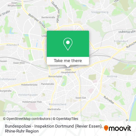 Bundespolizei - Inspektion Dortmund (Revier Essen) map