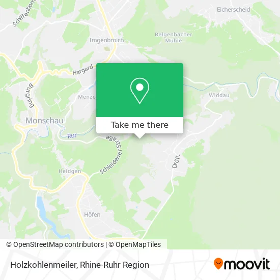 Карта Holzkohlenmeiler