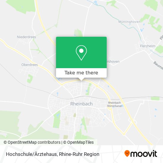 Hochschule/Ärztehaus map