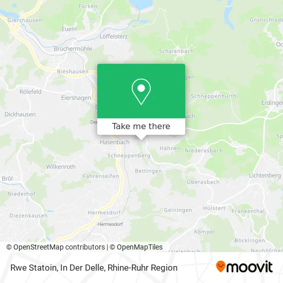 Rwe Statoin, In Der Delle map