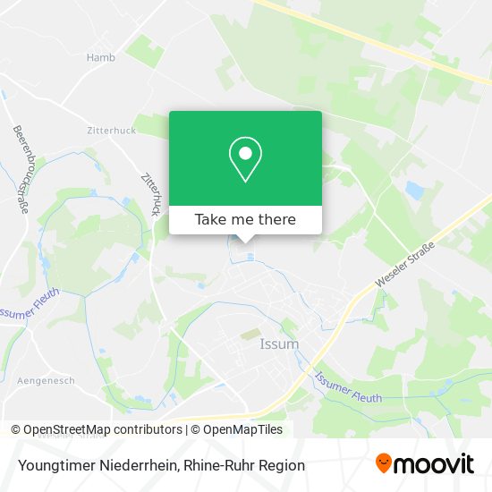 Youngtimer Niederrhein map