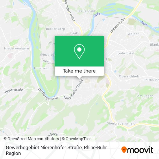 Gewerbegebiet Nierenhofer Straße map