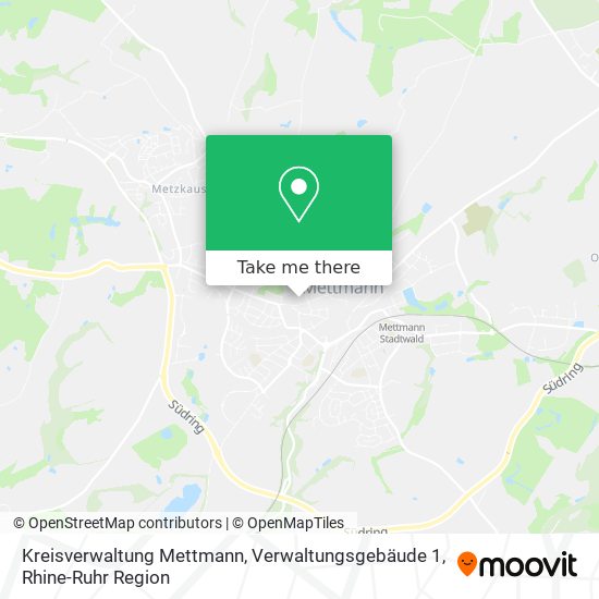 Kreisverwaltung Mettmann, Verwaltungsgebäude 1 map