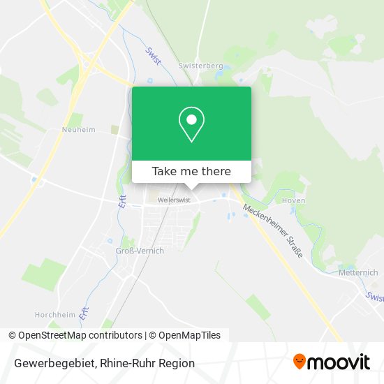 Gewerbegebiet map