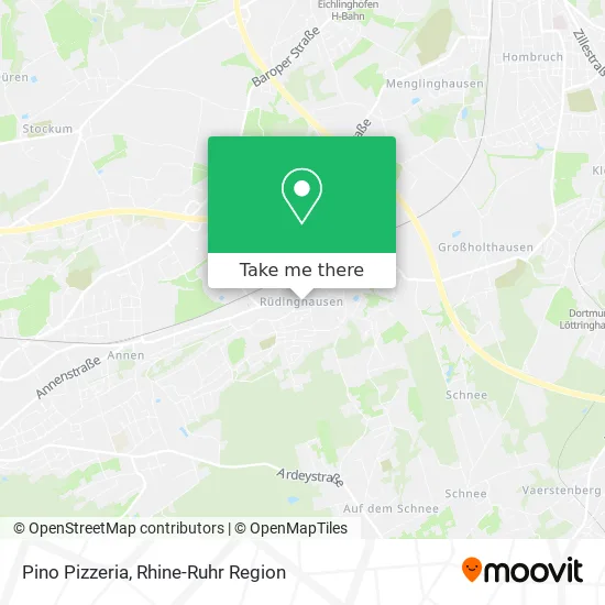 Карта Pino Pizzeria