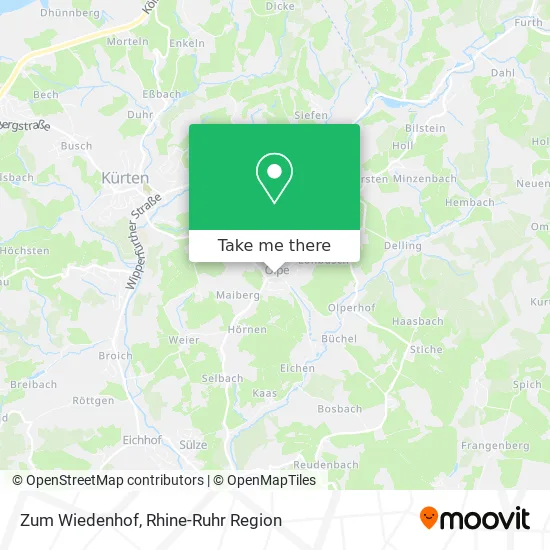 Карта Zum Wiedenhof