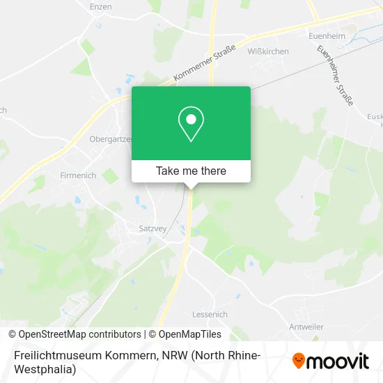 Freilichtmuseum Kommern map