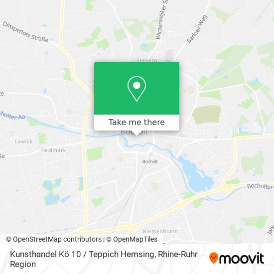 Kunsthandel Kö 10 / Teppich Hemsing map