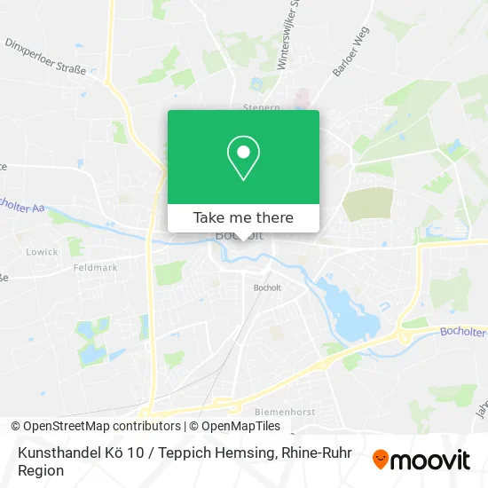 Карта Kunsthandel Kö 10 / Teppich Hemsing