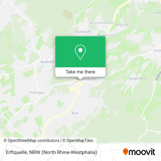 Карта Erftquelle