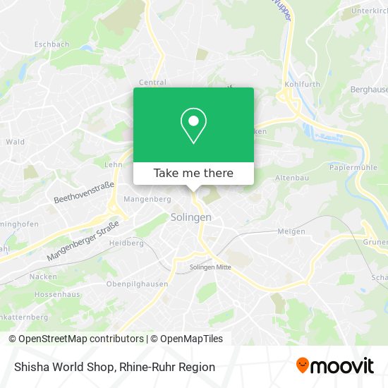 Shisha World Shop map