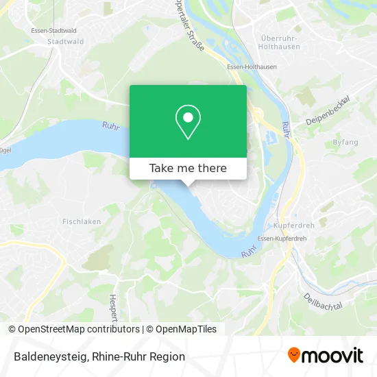 Карта Baldeneysteig