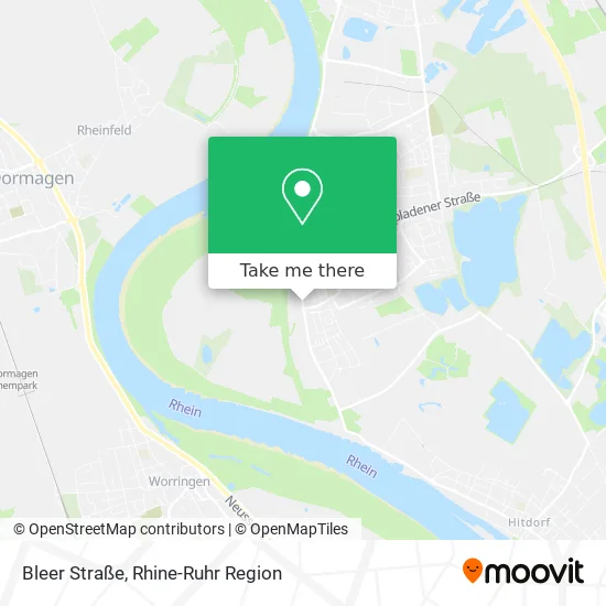 Карта Bleer Straße