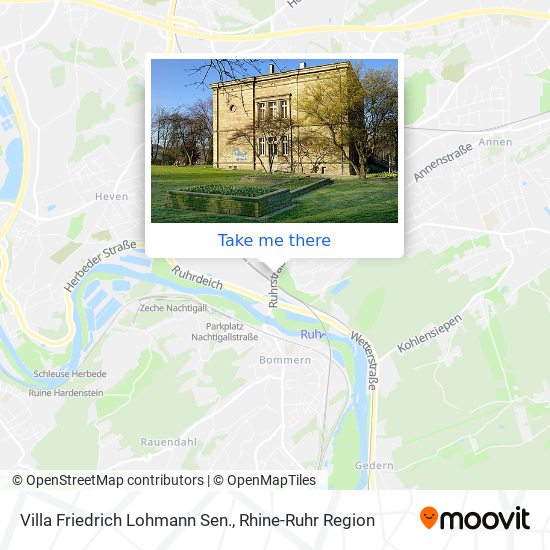 Villa Friedrich Lohmann Sen. map