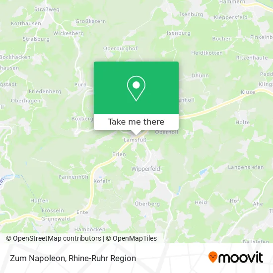 Карта Zum Napoleon