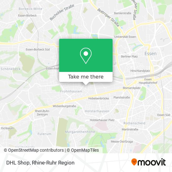 DHL Shop map