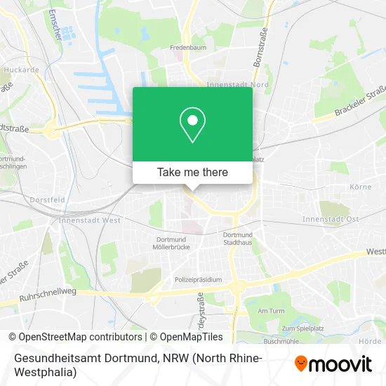 Карта Gesundheitsamt Dortmund
