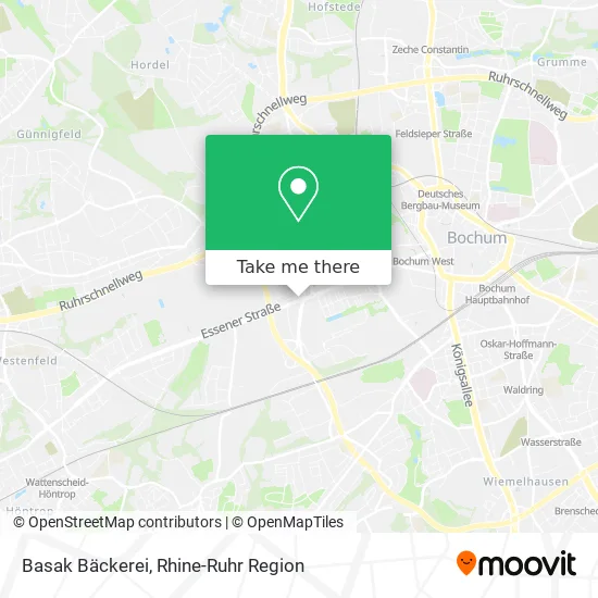 Карта Basak Bäckerei