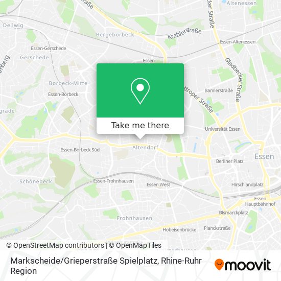 Markscheide / Grieperstraße Spielplatz map