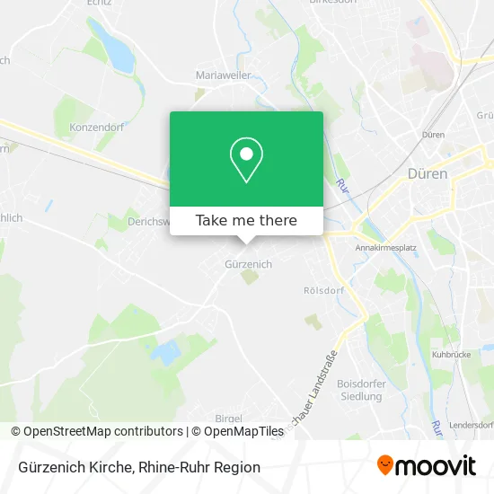 Gürzenich Kirche map