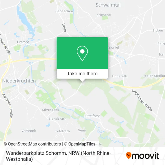 Wanderparkplatz Schomm map