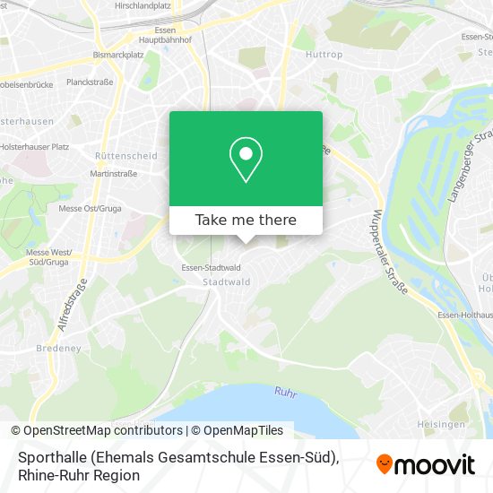 Sporthalle (Ehemals Gesamtschule Essen-Süd) map