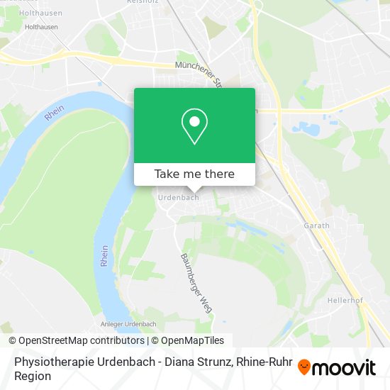 Physiotherapie Urdenbach - Diana Strunz map