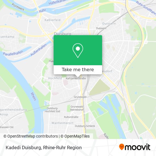 Kadedi Duisburg map