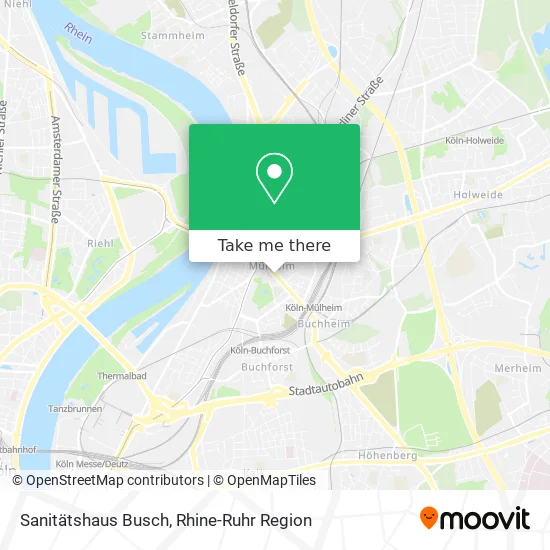 Карта Sanitätshaus Busch