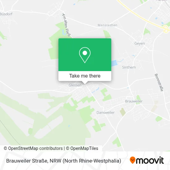 Brauweiler Straße map