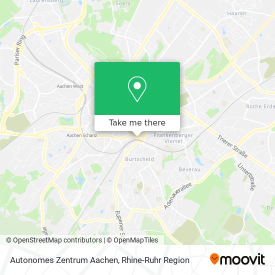 Карта Autonomes Zentrum Aachen