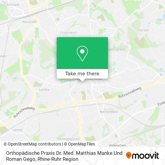 Orthopädische Praxis Dr. Med. Matthias Manke Und Roman Gego map