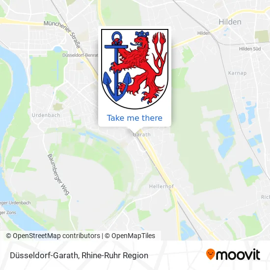Карта Düsseldorf-Garath