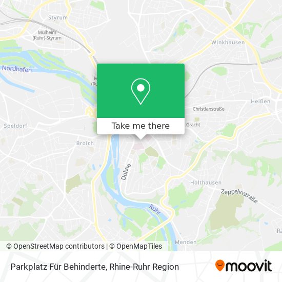 Parkplatz Für Behinderte map