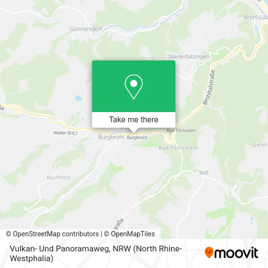 Карта Vulkan- Und Panoramaweg