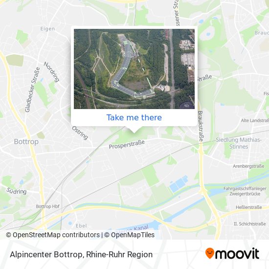 Alpincenter Bottrop map