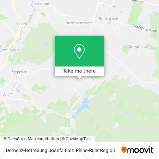 Demenz-Betreuung Josefa Folz map