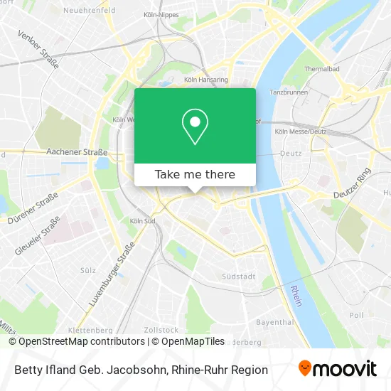 Карта Betty Ifland Geb. Jacobsohn